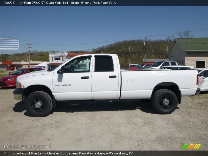 Bright White / Dark Slate Gray 2005 Dodge Ram 2500 ST Quad Cab 4x4
