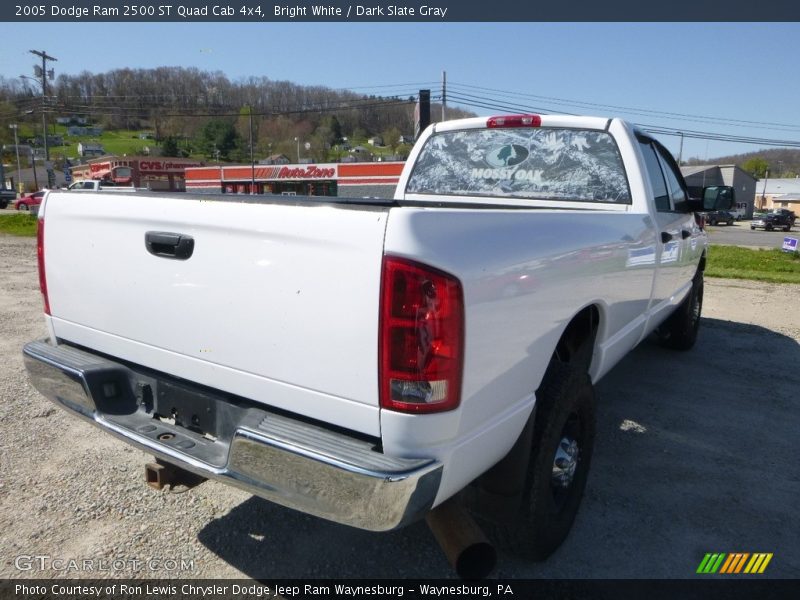 Bright White / Dark Slate Gray 2005 Dodge Ram 2500 ST Quad Cab 4x4