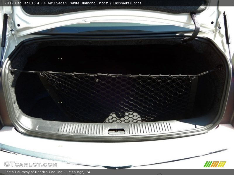 White Diamond Tricoat / Cashmere/Cocoa 2012 Cadillac CTS 4 3.6 AWD Sedan