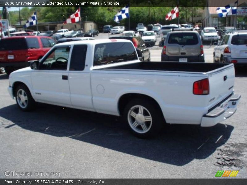 Summit White / Graphite 2000 Chevrolet S10 LS Extended Cab