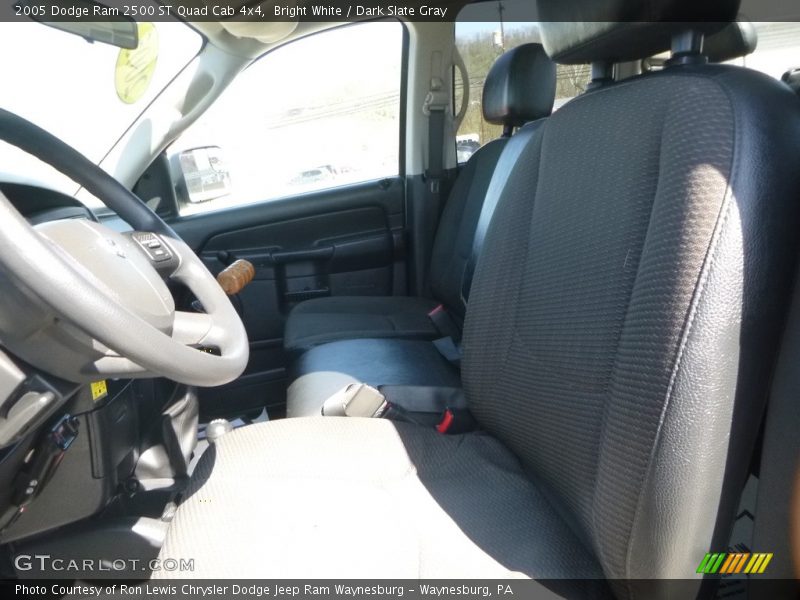 Bright White / Dark Slate Gray 2005 Dodge Ram 2500 ST Quad Cab 4x4