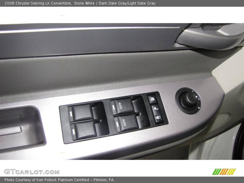 Stone White / Dark Slate Gray/Light Slate Gray 2008 Chrysler Sebring LX Convertible