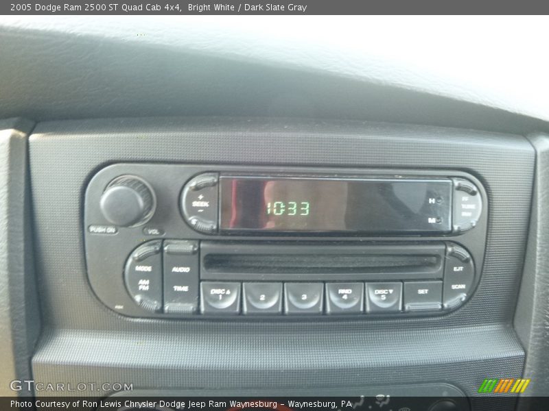 Bright White / Dark Slate Gray 2005 Dodge Ram 2500 ST Quad Cab 4x4