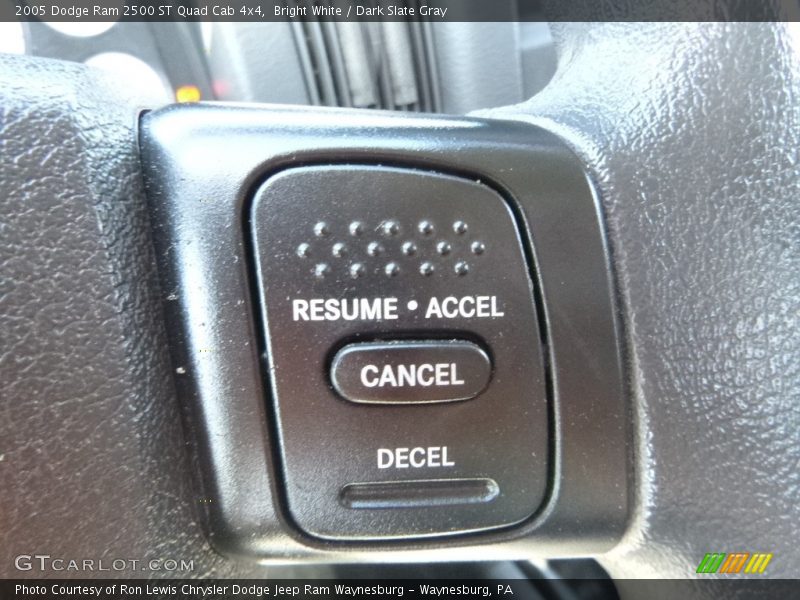 Bright White / Dark Slate Gray 2005 Dodge Ram 2500 ST Quad Cab 4x4