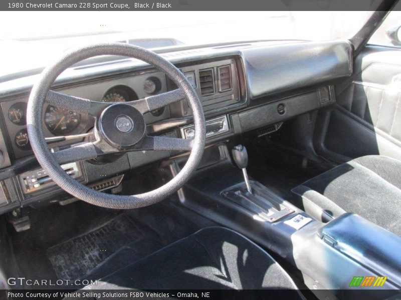  1980 Camaro Z28 Sport Coupe Black Interior