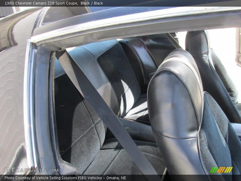 Rear Seat of 1980 Camaro Z28 Sport Coupe