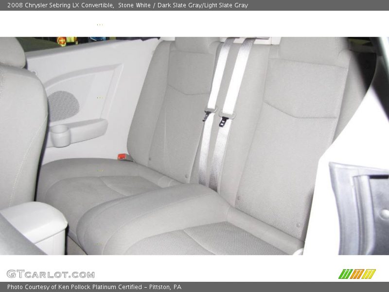Stone White / Dark Slate Gray/Light Slate Gray 2008 Chrysler Sebring LX Convertible
