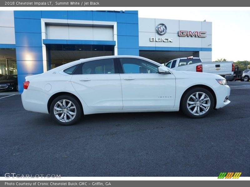 Summit White / Jet Black 2018 Chevrolet Impala LT