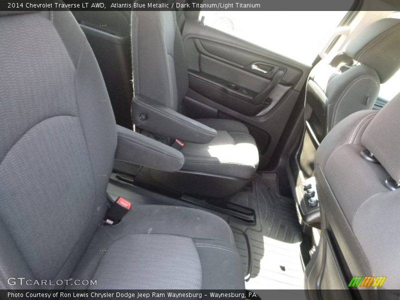 Atlantis Blue Metallic / Dark Titanium/Light Titanium 2014 Chevrolet Traverse LT AWD