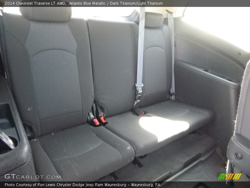 Atlantis Blue Metallic / Dark Titanium/Light Titanium 2014 Chevrolet Traverse LT AWD