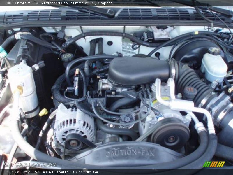 Summit White / Graphite 2000 Chevrolet S10 LS Extended Cab