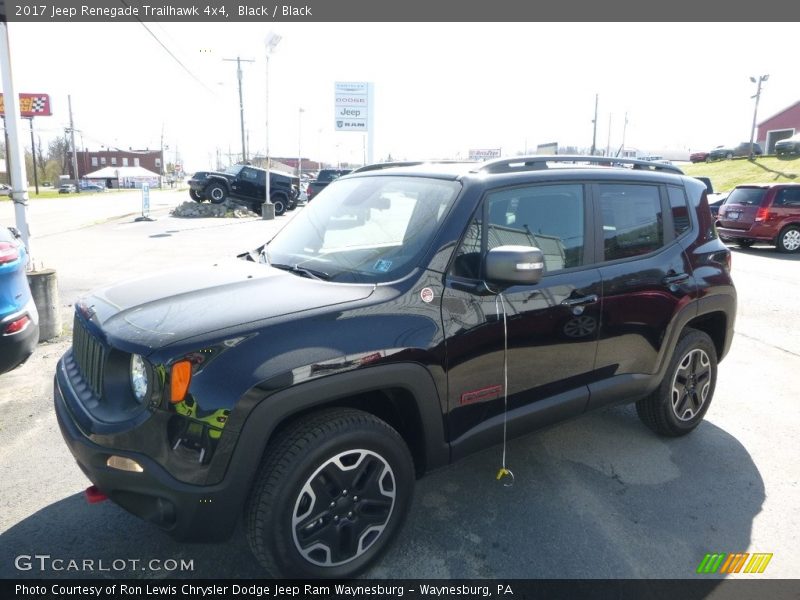 Black / Black 2017 Jeep Renegade Trailhawk 4x4