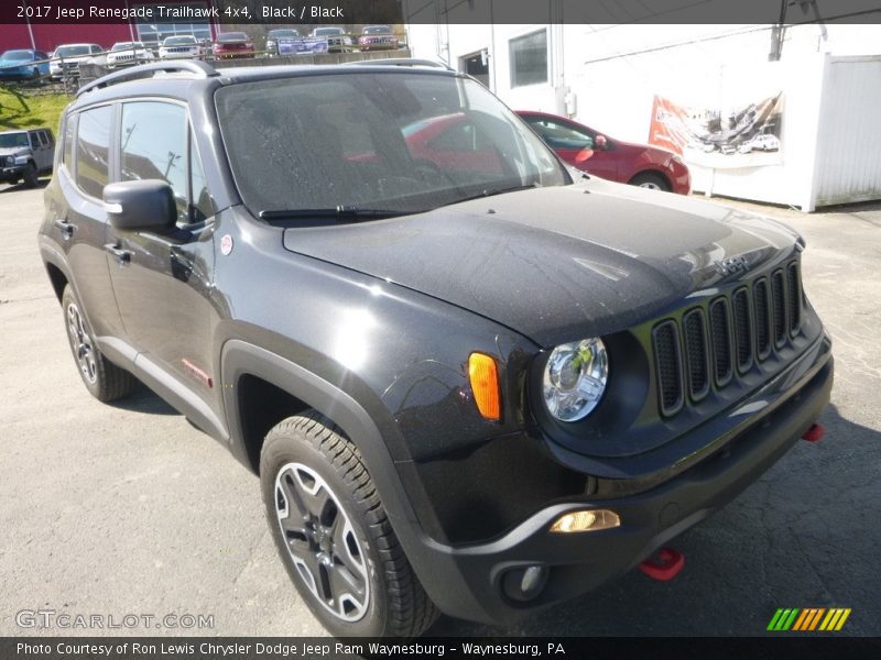 Black / Black 2017 Jeep Renegade Trailhawk 4x4