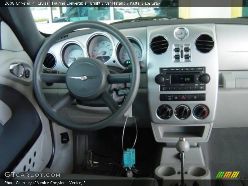 Bright Silver Metallic / Pastel Slate Gray 2008 Chrysler PT Cruiser Touring Convertible
