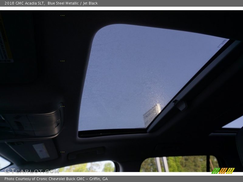 Blue Steel Metallic / Jet Black 2018 GMC Acadia SLT