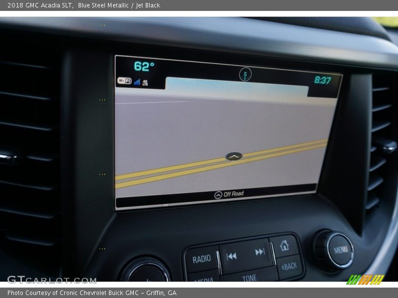 Blue Steel Metallic / Jet Black 2018 GMC Acadia SLT