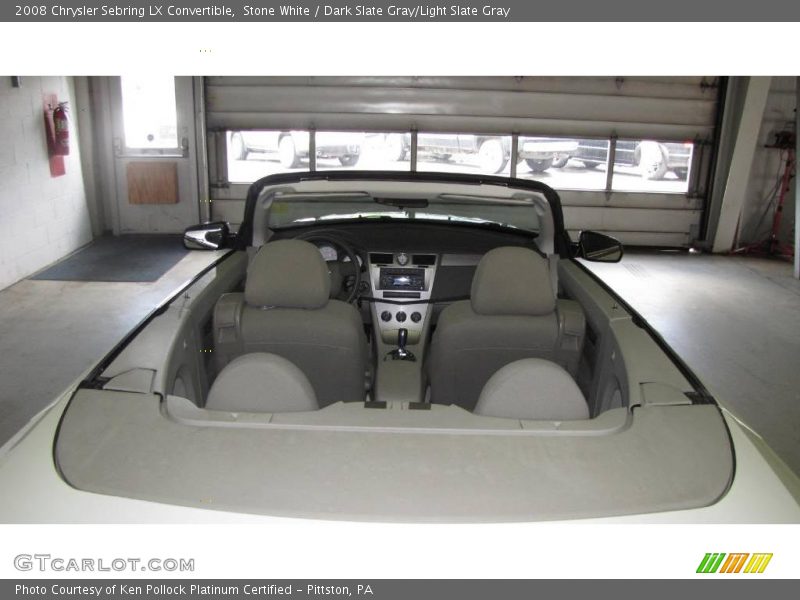 Stone White / Dark Slate Gray/Light Slate Gray 2008 Chrysler Sebring LX Convertible