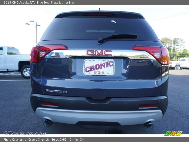 Blue Steel Metallic / Jet Black 2018 GMC Acadia SLT