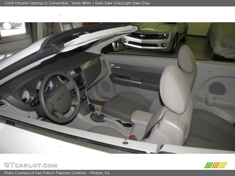 Stone White / Dark Slate Gray/Light Slate Gray 2008 Chrysler Sebring LX Convertible