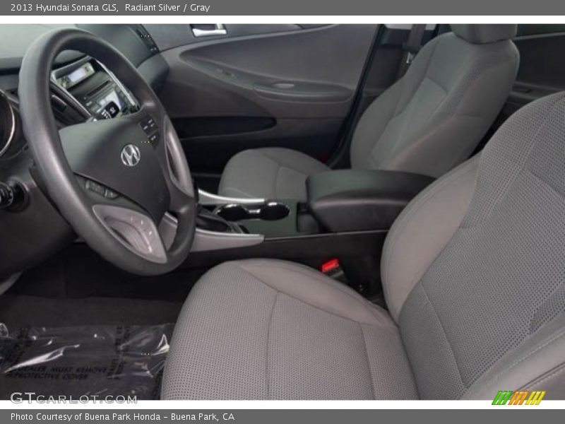 Radiant Silver / Gray 2013 Hyundai Sonata GLS