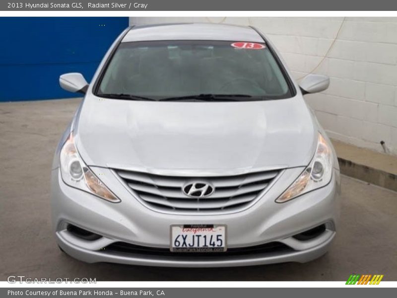 Radiant Silver / Gray 2013 Hyundai Sonata GLS