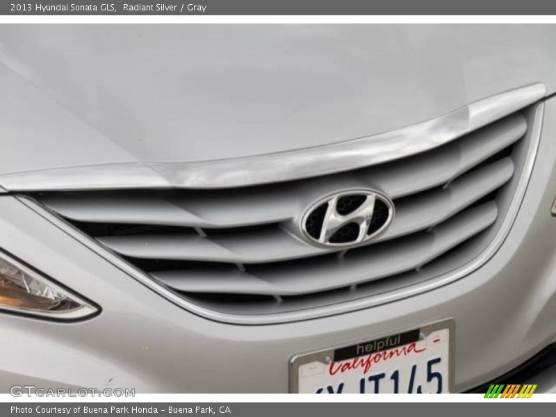 Radiant Silver / Gray 2013 Hyundai Sonata GLS