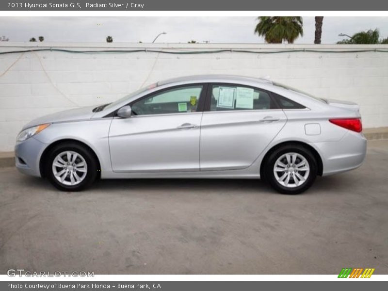 Radiant Silver / Gray 2013 Hyundai Sonata GLS