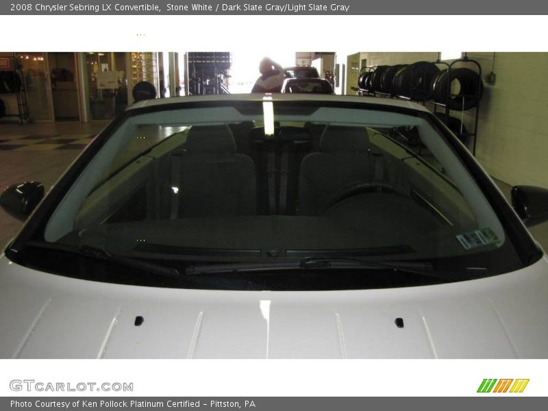 Stone White / Dark Slate Gray/Light Slate Gray 2008 Chrysler Sebring LX Convertible