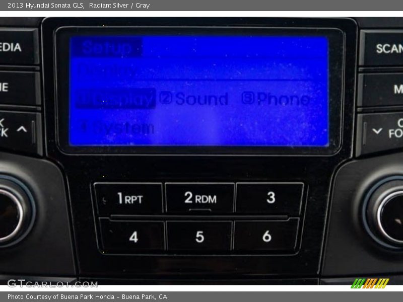 Radiant Silver / Gray 2013 Hyundai Sonata GLS
