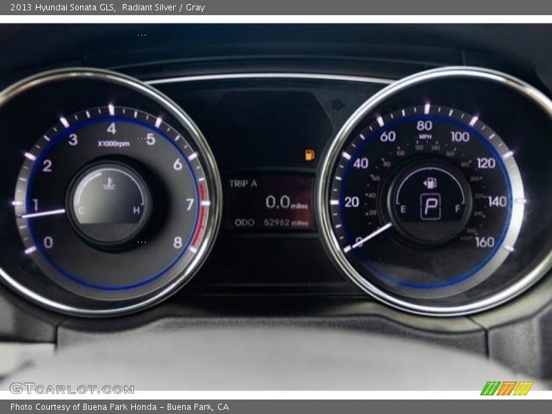 Radiant Silver / Gray 2013 Hyundai Sonata GLS