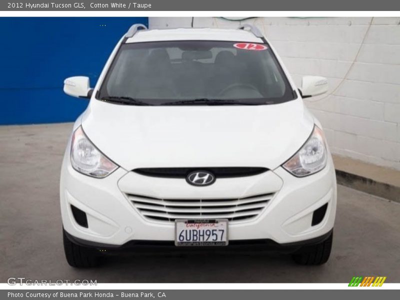 Cotton White / Taupe 2012 Hyundai Tucson GLS