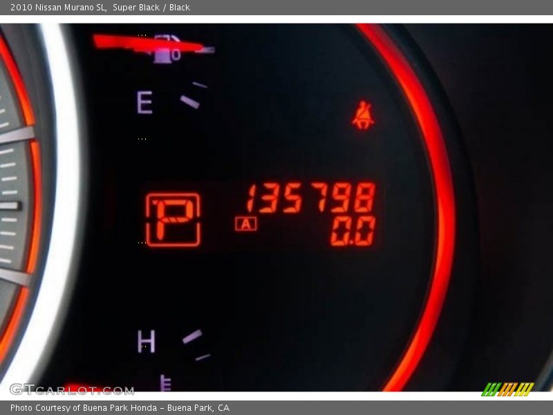 Super Black / Black 2010 Nissan Murano SL