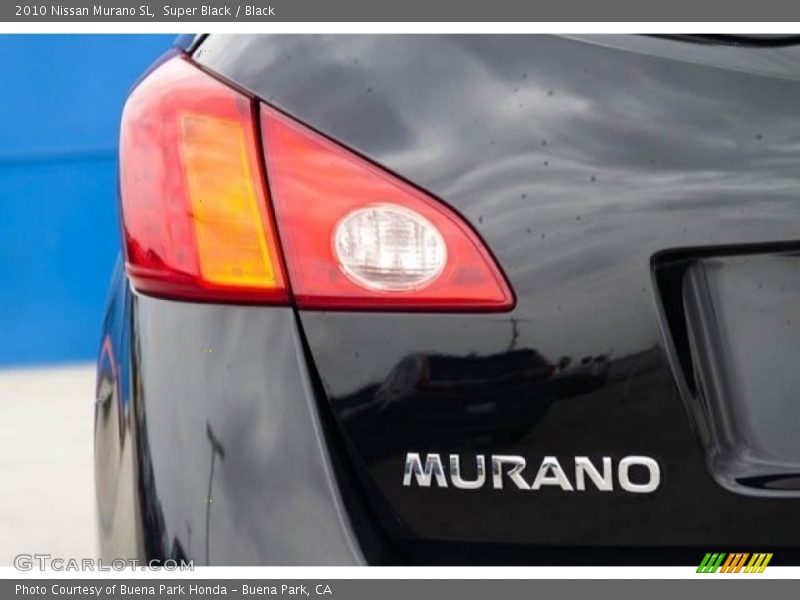 Super Black / Black 2010 Nissan Murano SL