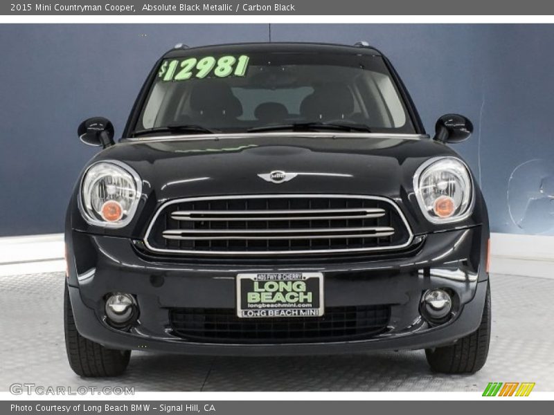 Absolute Black Metallic / Carbon Black 2015 Mini Countryman Cooper