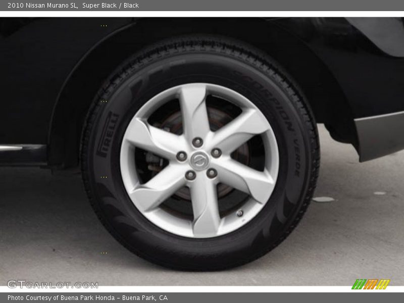 Super Black / Black 2010 Nissan Murano SL
