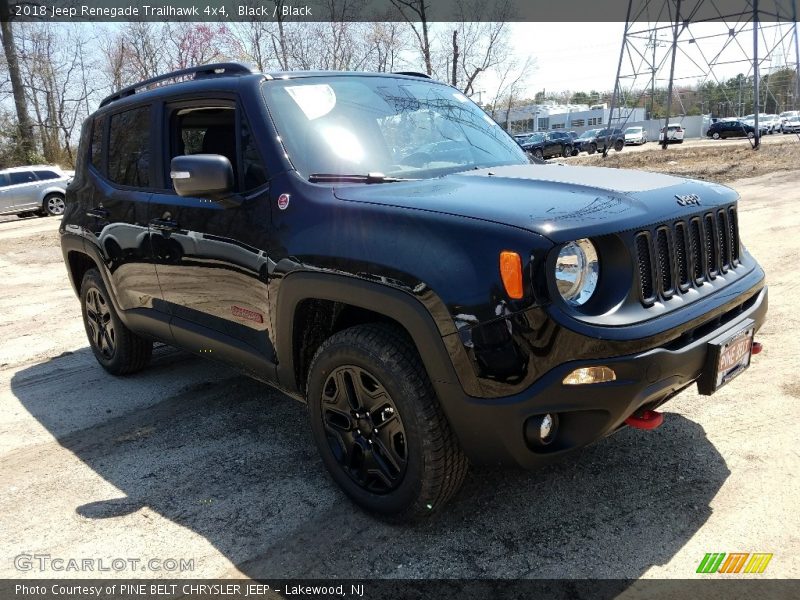 Black / Black 2018 Jeep Renegade Trailhawk 4x4