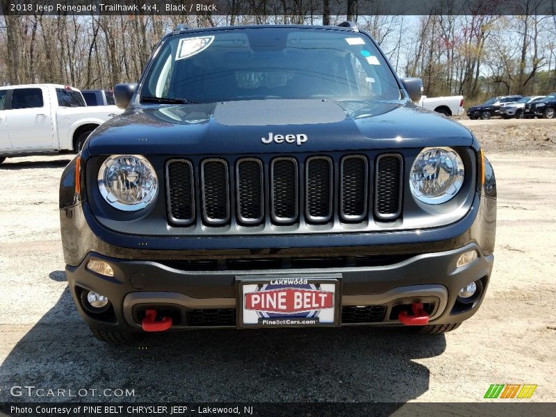 Black / Black 2018 Jeep Renegade Trailhawk 4x4