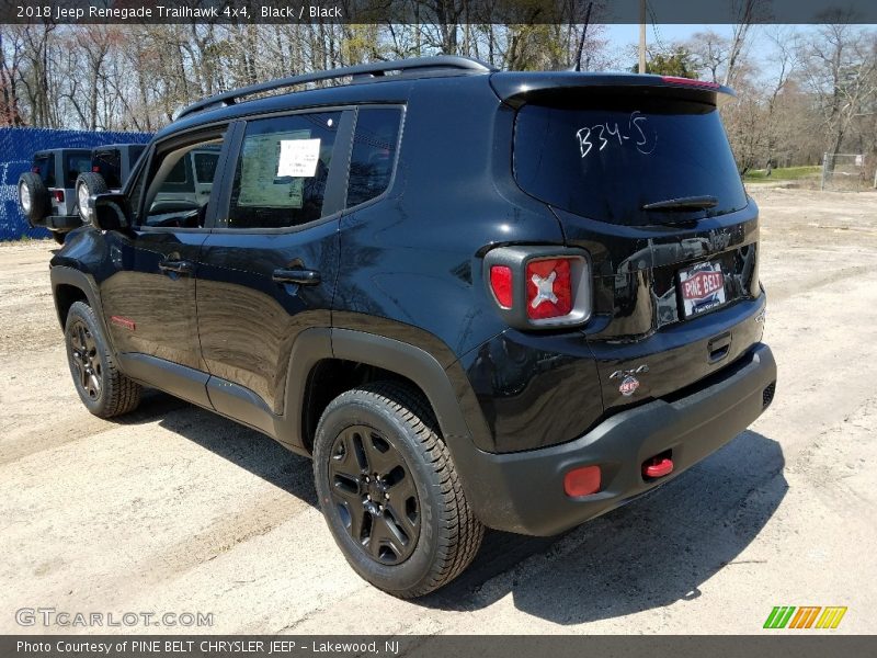 Black / Black 2018 Jeep Renegade Trailhawk 4x4