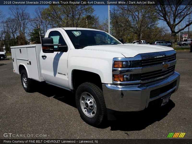 Summit White / Dark Ash/Jet Black 2018 Chevrolet Silverado 2500HD Work Truck Regular Cab 4x4 Chassis