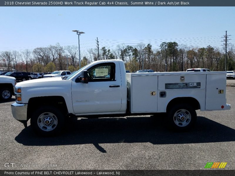 Summit White / Dark Ash/Jet Black 2018 Chevrolet Silverado 2500HD Work Truck Regular Cab 4x4 Chassis