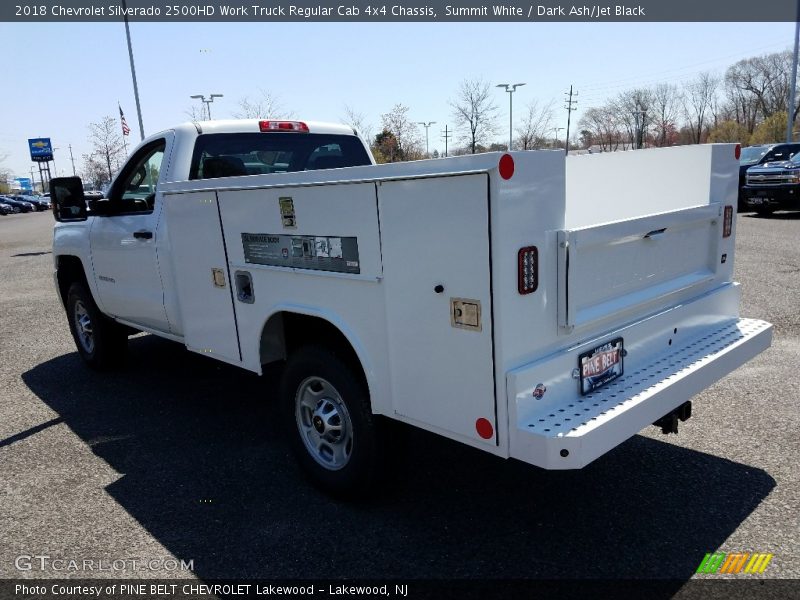 Summit White / Dark Ash/Jet Black 2018 Chevrolet Silverado 2500HD Work Truck Regular Cab 4x4 Chassis