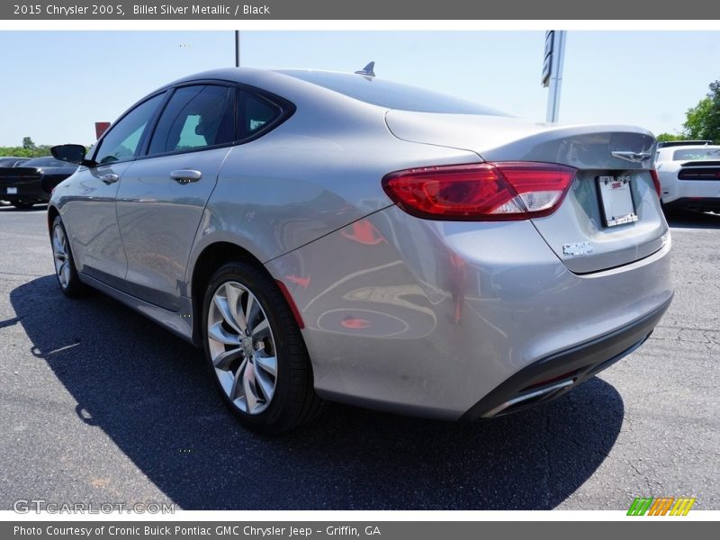 Billet Silver Metallic / Black 2015 Chrysler 200 S