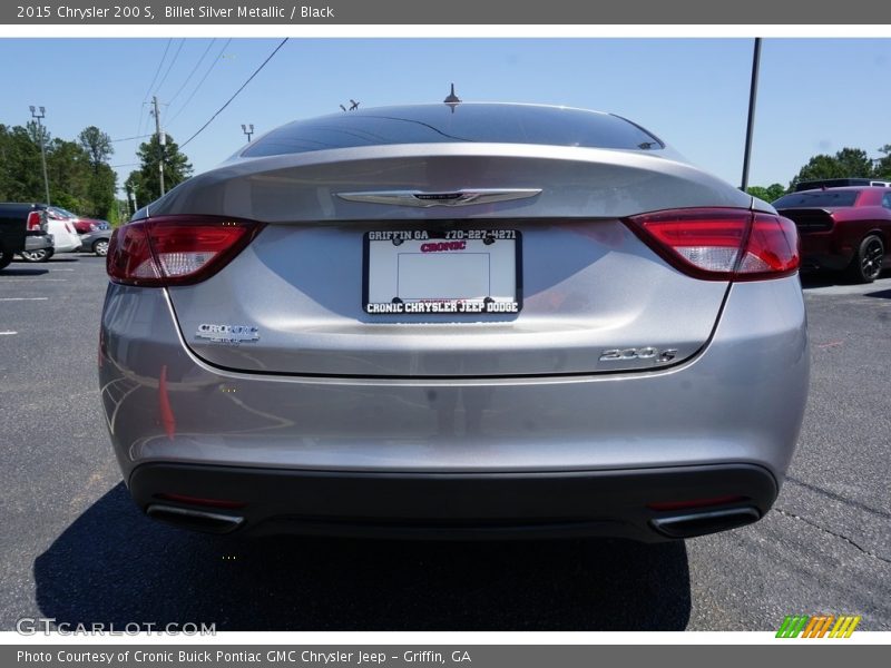 Billet Silver Metallic / Black 2015 Chrysler 200 S