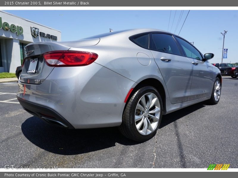 Billet Silver Metallic / Black 2015 Chrysler 200 S