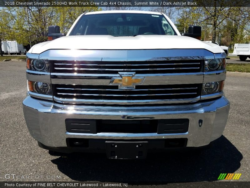 Summit White / Dark Ash/Jet Black 2018 Chevrolet Silverado 2500HD Work Truck Crew Cab 4x4 Chassis