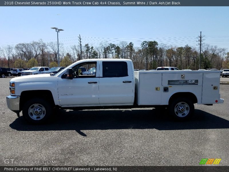 Summit White / Dark Ash/Jet Black 2018 Chevrolet Silverado 2500HD Work Truck Crew Cab 4x4 Chassis