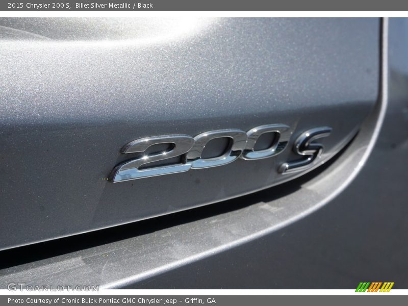 Billet Silver Metallic / Black 2015 Chrysler 200 S