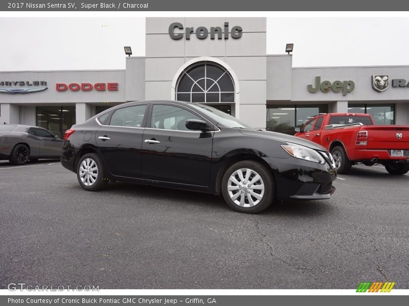 Super Black / Charcoal 2017 Nissan Sentra SV