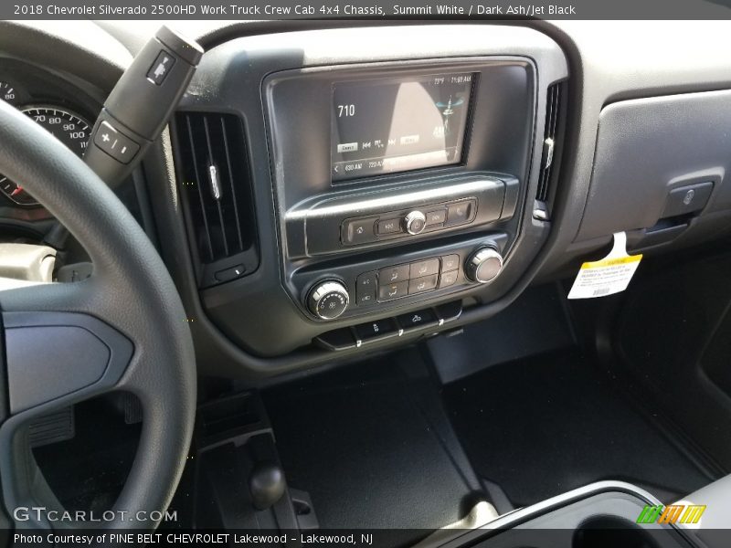 Summit White / Dark Ash/Jet Black 2018 Chevrolet Silverado 2500HD Work Truck Crew Cab 4x4 Chassis
