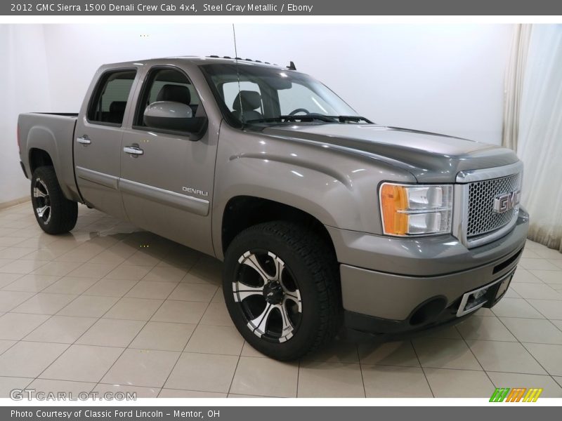 Steel Gray Metallic / Ebony 2012 GMC Sierra 1500 Denali Crew Cab 4x4